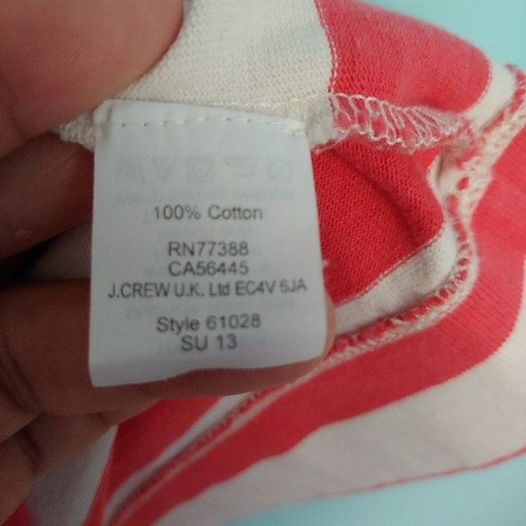 J. Crew Rugby Stripe Dress In Pink XS - Picture 7 of 9